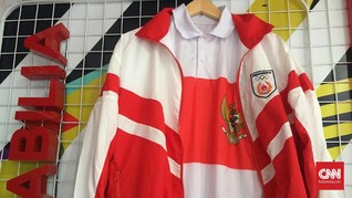 Replika Kostum Olimpiade 1992 Susy Susanti di Istora Senayan