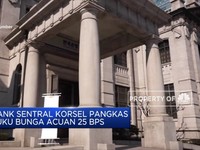 Bank Sentral Korsel Pangkas Suku Bunga Acuan 25 BPS