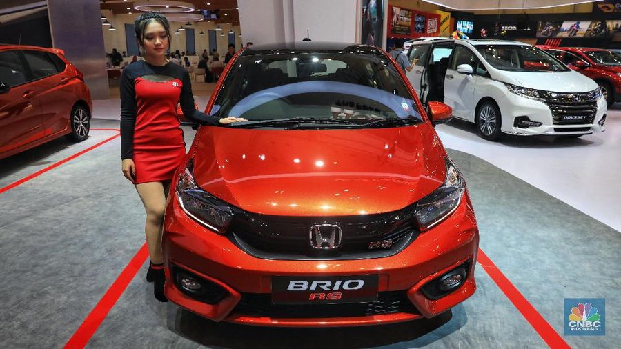 Honda Brio RS MT Rp 176.000.000. (CNBC Indonesia/Andrean Kristianto)