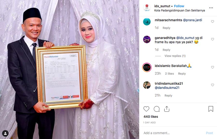 So Sweet! Mereka yang Gunakan Saham untuk Mahar Perkawinan