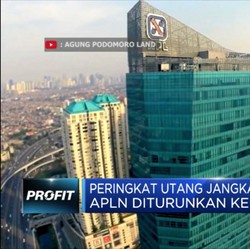 Peringkat Utang APLN Turun