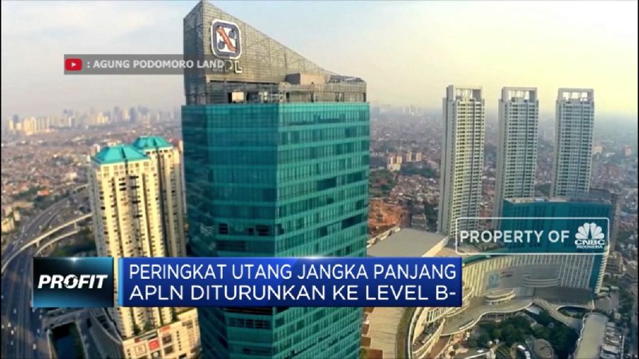 Peringkat Utang Jangka Panjang APLN Diturunkan Ke Level B- (CNBC Indonesia TV)