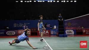 FOTO: Dua Ganda Putra Lolos Semifinal Indonesia Open 2019