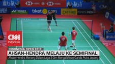 VIDEO: Ahsan-Hendra Menang Laga 3 Gim, Melaju ke Semifinal