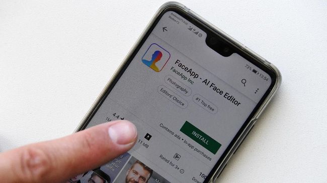 Potensi Pelanggaran Data Pribadi, Kominfo Evaluasi FaceApp