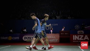 Lolos ke Semifinal, Kevin/Marcus Waspada Postur Tinggi China