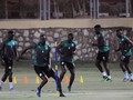 FOTO: Jaga Semangat Sebelum Final Senegal vs Aljazair