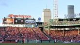 Suasana Stadion Fenway Park saat Sevilla vs Liverpool. Gol pertama baru tercipta pada menit ke-37 setelah Sevilla mencetak gol melalui Nolito. (Joseph Prezioso / AFP)