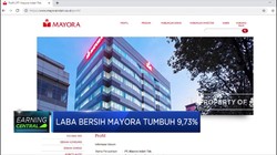 Laba Bersih Mayora Tumbuh 9,73%