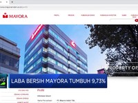 Laba Bersih Mayora Tumbuh 9,73%