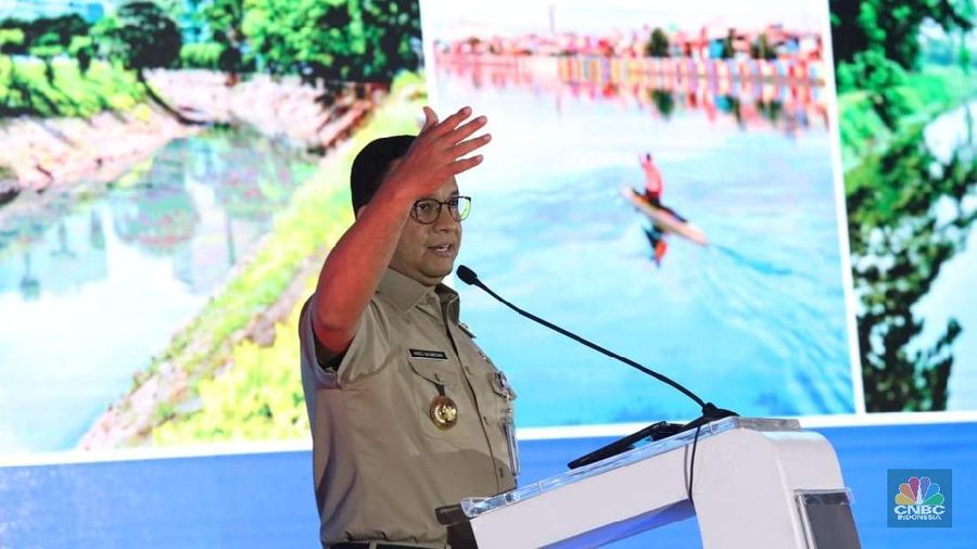 Sebagian wilayah Jakarta sempat dilanda banjir kembali pada Sabtu pagi (8/2).