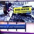 Noda Minyak Di Laut Karawang