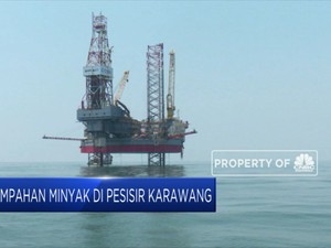 Minyak Tumpah di Pesisir Karawang, Ini Penjelasan Pertamina