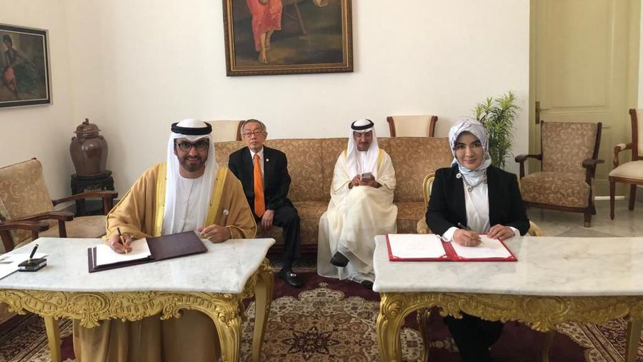 Pertamina meneken kesepakatan kolaborasi dengan perusahaan migas Uni Emirat Arab, mengincar proyek migas dari hulu ke hilir
