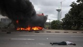 IMN mengatakan mereka akan terus berdemonstrasi karena perintah pengadilan sebelumnya untuk pembebasan Zakzaky telah diabaikan. (Kola SULAIMON / AFP)