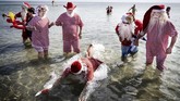 “Saya tahu satu santa ingin malam Natal dipindahkan ke tanggal 26, tapi tentu saja kita mengatakan tidak untuk itu,” katanya. (Liselotte Sabroe/Ritzau Scanpix/via REUTERS)