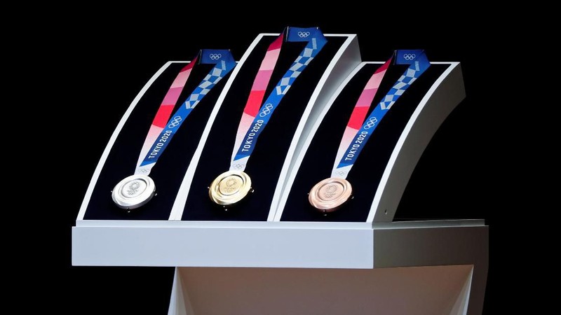 Setaun menjelang dimulainya pertandingan Olimpiade 2020, para panitia memperkenalkan medali yang ramah lingkungan.