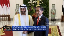 Kala Jokowi dan Pangeran Abu Dhabi Bicara Bisnis