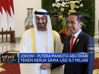 Kala Jokowi dan Pangeran Abu Dhabi Bicara Bisnis