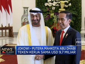 Kala Jokowi dan Pangeran Abu Dhabi Bicara Bisnis