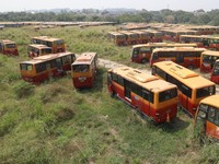 Melihat Penampakan 'Kuburan' Ratusan TransJakarta di Bogor