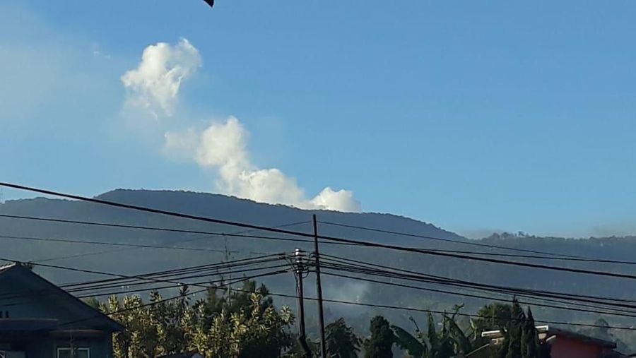 Telah terjadi erupsi Gunung Tangkuban Parahu (Jawa Barat) pada tanggal 26 Juli 2019 pukul 15:48 WIB