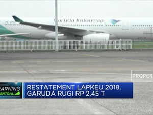 Restatement, Garuda Merugi Rp 2,45 T Sepanjang Tahun 2018