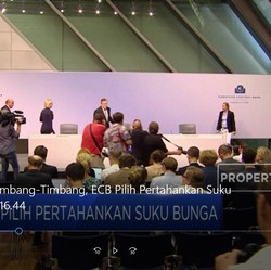 Setelah Timbang-Timbang, ECB Pilih Pertahankan Suku Bunga