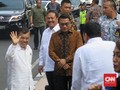 Try Sutrisno, Akbar Tanjung hingga JK Hadiri Pembubaran TKN