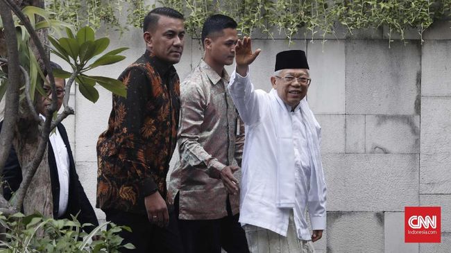 Diiringi Selawat, Ma'ruf Amin Hadiri Penutupan Muktamar V PKB