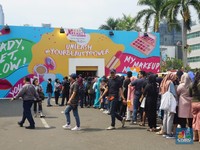 Hari Pertama, Pengunjung Serbu & Padati Jakarta X Beauty 2019
