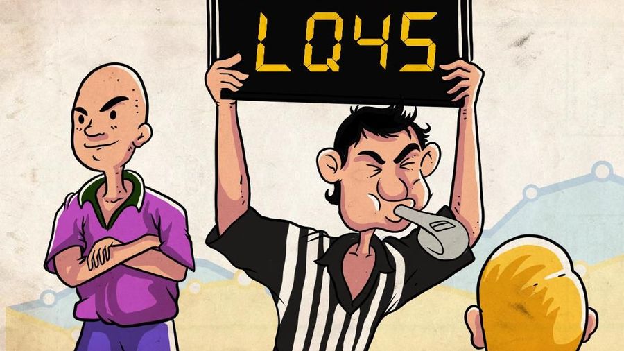 Infografis: Anggota baru Indeks LQ45 Yang Masuk dan Yang Terdepak