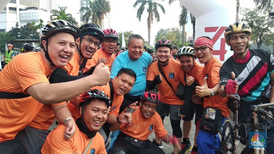 Bank Indonesia Gowes Transformasi Nusantara 2019 dengan tema 