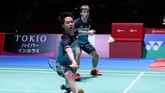 Kevin Sanjaya Sukamuljo/Marcus Fernaldi Gideon melangkah ke final untuk bertemu Mohammad Ahsan/Hendra Setiawan dalam partai bertajuk All Indonesian Final pada Minggu (28/7). (Dok. PBSI)
