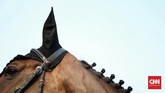 Kuda tunggangan yang beraksi di Indonesia Horse Show 2019 berasal dari Eropa. (CNN Indonesia/Hesti Rika)