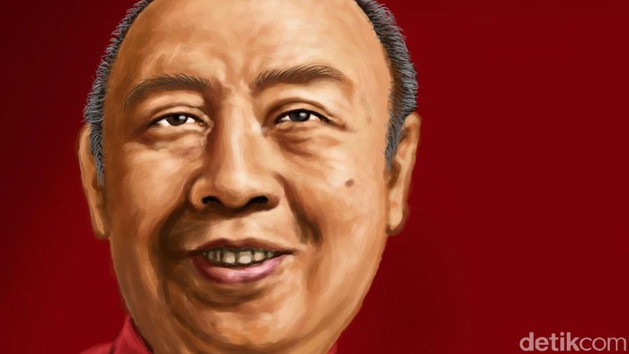 Ilustrasi Sudono Salim alias Om Liem