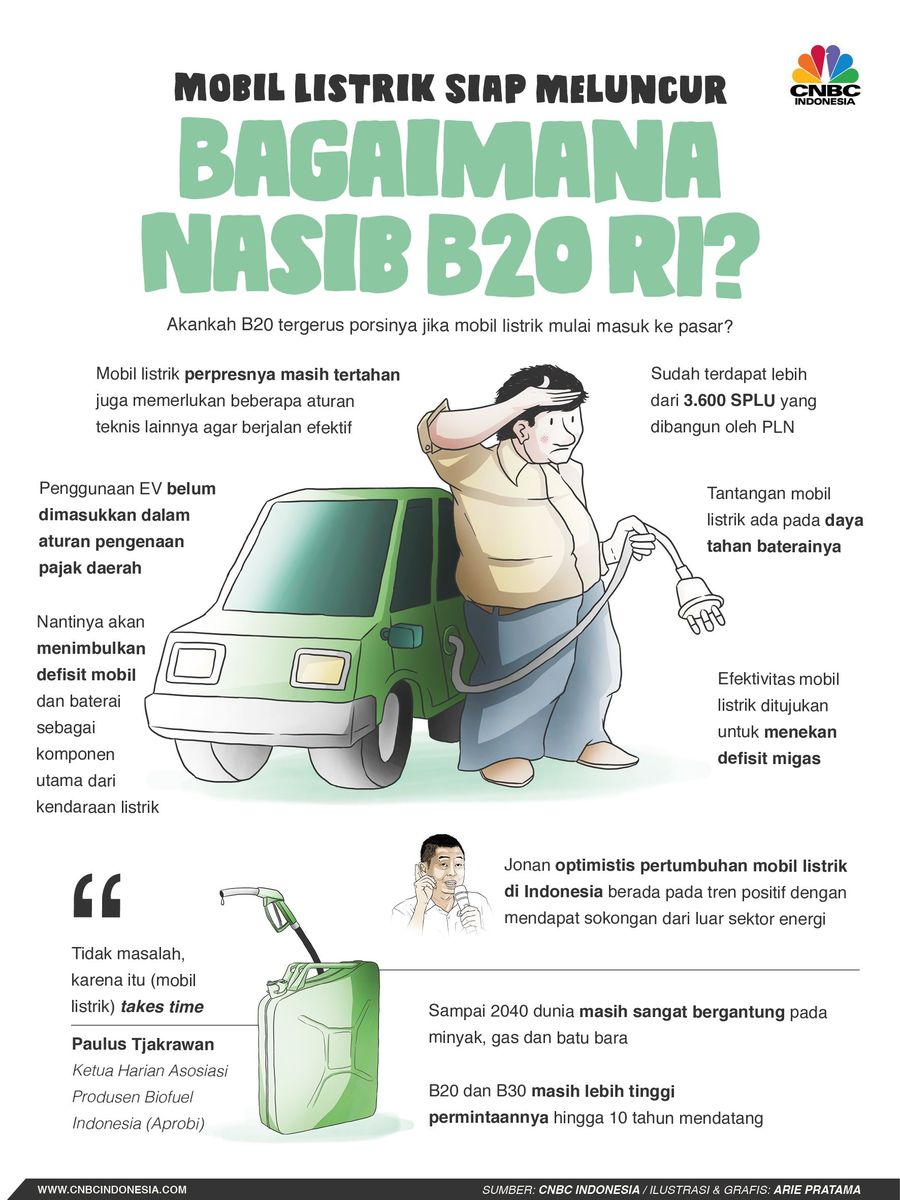 RI punya sederet kebijakan buat tekan defisit migas, yakni Mobil Listrik dan B20. Mana yang lebih efektif?