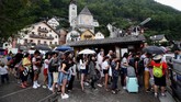 Hallstat merupakan salah satu kawasan penghasil garam di Eropa. Kawasan ini masuk dalam daftar Situs Warisan Dunia UNESCO pada 1997. (REUTERS/Lisi Niesner)