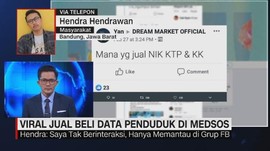 VIDEO: Viral Jual Beli Data Penduduk di Medsos