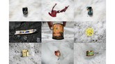 Sampah-sampah yang ditemukan di area Mer de Glace, Chamonix, selatan Prancis. Saat ini musim semi menjadi periode pendakian paling ramai dibanding musim panas. (AFP Photo/Marco Betorello)