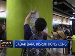 Rusuh, Layanan Kereta Api Dalam Kota Hong Kong Lumpuh