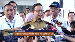 Anies Siap Lawan Pengembang Pulau Reklamasi