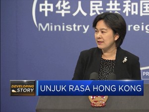 China Tuding Ada Provokator Sulut Hong Kong Rusuh