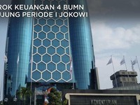 Borok Keuangan 4 BUMN di Ujung Periode I Jokowi