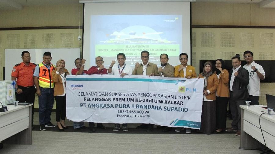 Tingkatkan Kualitas Layanan, Bandara Supadio Jadi Pelanggan Premium PLN