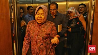 Risma soal Banjir Surabaya: Cuma Satu Wilayah, Hujan Tinggi
