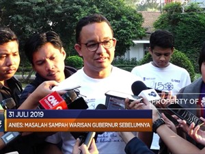Anies: Masalah Sampah Warisan Gubernur Sebelumnya