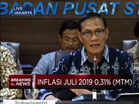 BPS : Permintaan Kembali Normal, Inflasi Juli 2019 Naik 0,31%