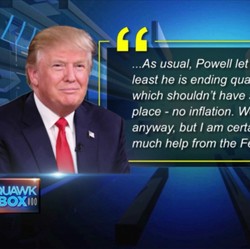 Kecewa, Trump: Powell Membuat AS Terpuruk