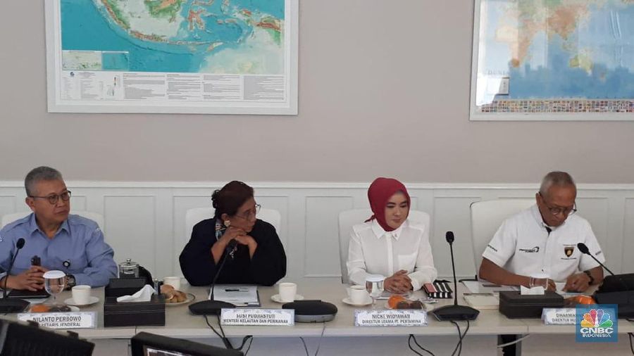 Pertamina memaparkan dampak tumpahan minyak di Laut Karawang perlahan mulai mengecil 
